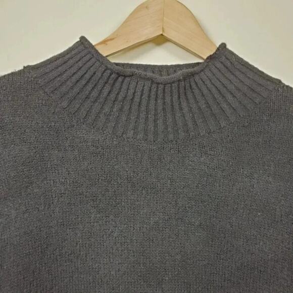 INC International Concepts Sweater Lace Accent Womens M Black White Long Sleeve - Picture 2 of 8